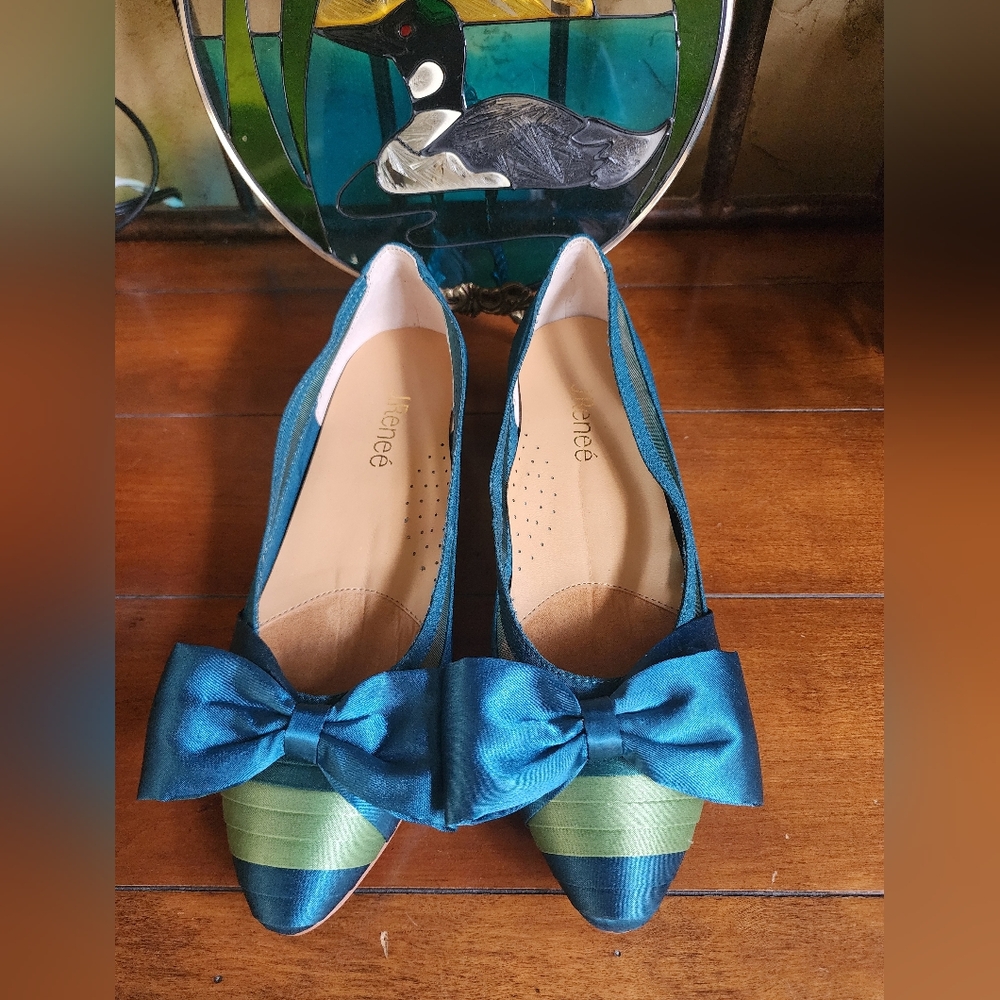 Brand New-Teal/Emerald Satin Shoes!!π¦ππ©΅ - Picture 2 of 9